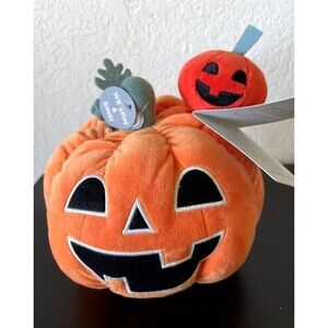 Pumpkin Plush Sound Motion Glow Dark Spins